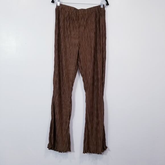 VICI Drift Away Textured One Shoulder Top and Pants Outfit Set Co-Ord Sets - Picture 6 of 14